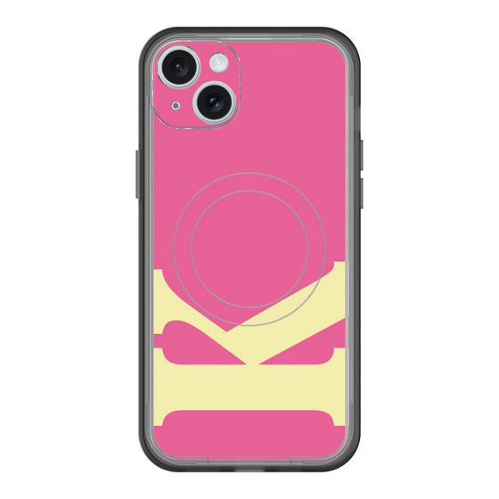 スリムプロテクションプレミアムケース with MagSafe［ オリジナル - initial color - K pink ］