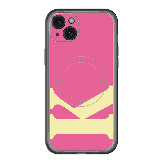 スリムプロテクションプレミアムケース with MagSafe［ オリジナル - initial color - K pink ］