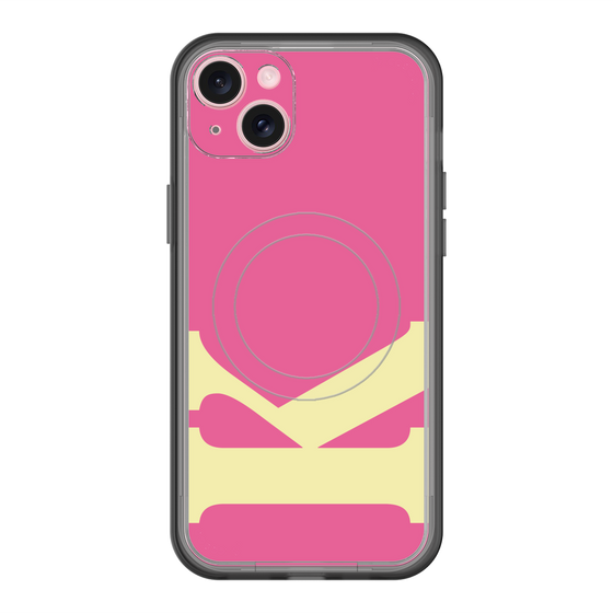 スリムプロテクションプレミアムケース with MagSafe［ オリジナル - initial color - K pink ］