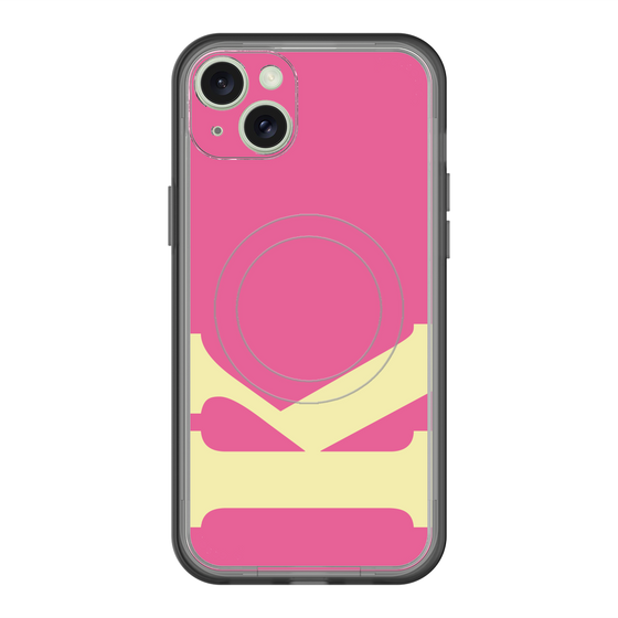 スリムプロテクションプレミアムケース with MagSafe［ オリジナル - initial color - K pink ］