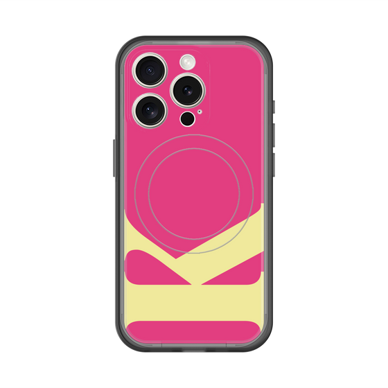 スリムプロテクションプレミアムケース with MagSafe［ オリジナル - initial color - K pink ］
