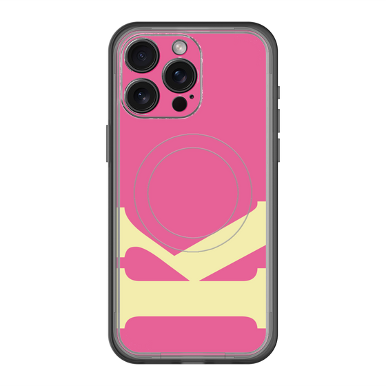 スリムプロテクションプレミアムケース with MagSafe［ オリジナル - initial color - K pink ］