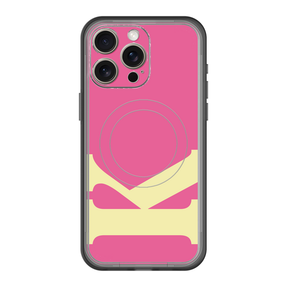 スリムプロテクションプレミアムケース with MagSafe［ オリジナル - initial color - K pink ］