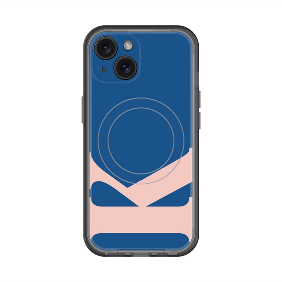 スリムプロテクションプレミアムケース with MagSafe［ オリジナル - initial color - K navy ］