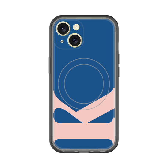 スリムプロテクションプレミアムケース with MagSafe［ オリジナル - initial color - K navy ］