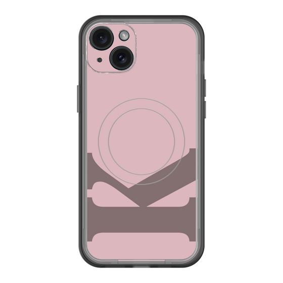 スリムプロテクションプレミアムケース with MagSafe［ オリジナル - initial color - K dusty pink ］