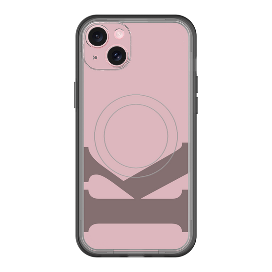 スリムプロテクションプレミアムケース with MagSafe［ オリジナル - initial color - K dusty pink ］
