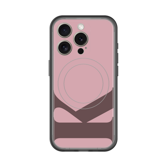 スリムプロテクションプレミアムケース with MagSafe［ オリジナル - initial color - K dusty pink ］