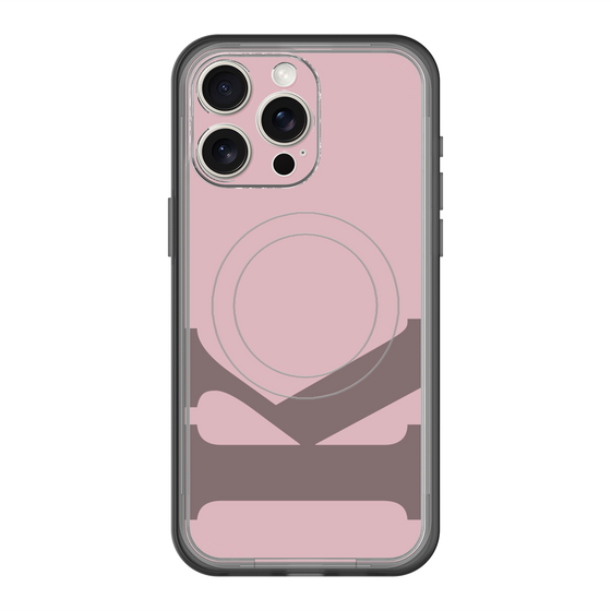 スリムプロテクションプレミアムケース with MagSafe［ オリジナル - initial color - K dusty pink ］