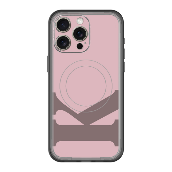 スリムプロテクションプレミアムケース with MagSafe［ オリジナル - initial color - K dusty pink ］
