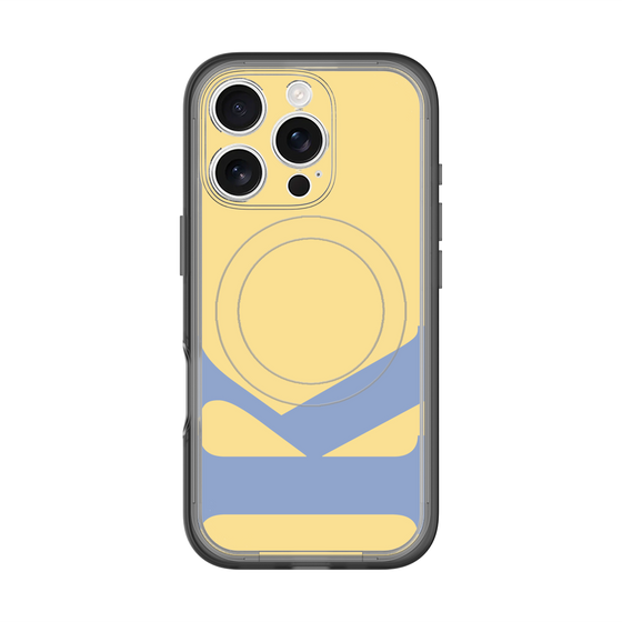 スリムプロテクションプレミアムケース with MagSafe［ オリジナル - initial color - K yellow ］