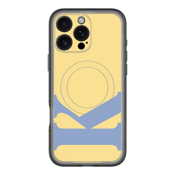 スリムプロテクションプレミアムケース with MagSafe［ オリジナル - initial color - K yellow ］