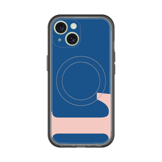 スリムプロテクションプレミアムケース with MagSafe［ オリジナル - initial color - L navy ］