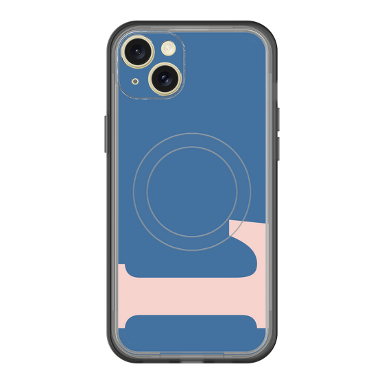 スリムプロテクションプレミアムケース with MagSafe［ オリジナル - initial color - L navy ］