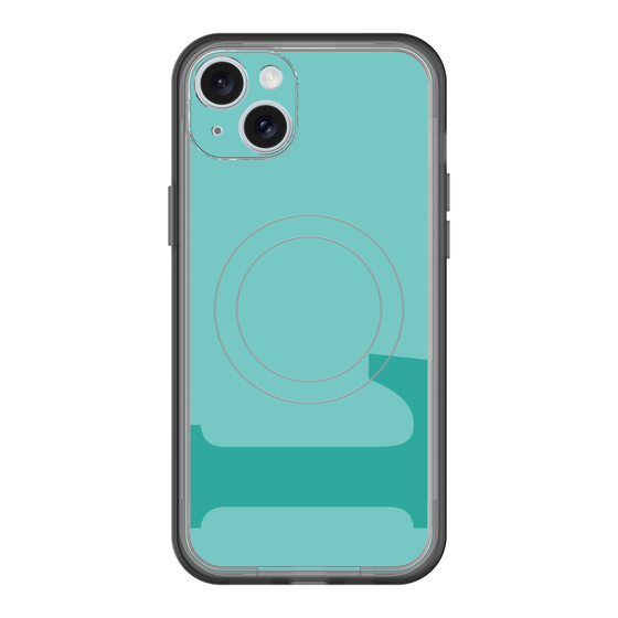 スリムプロテクションプレミアムケース with MagSafe［ オリジナル - initial color - L light green ］