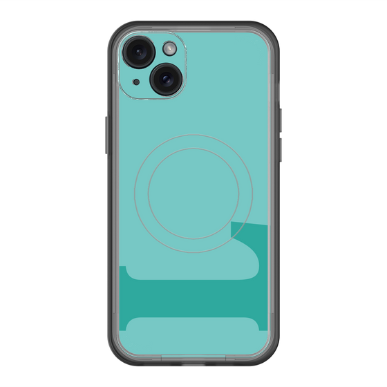 スリムプロテクションプレミアムケース with MagSafe［ オリジナル - initial color - L light green ］