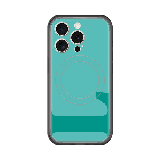 スリムプロテクションプレミアムケース with MagSafe［ オリジナル - initial color - L light green ］