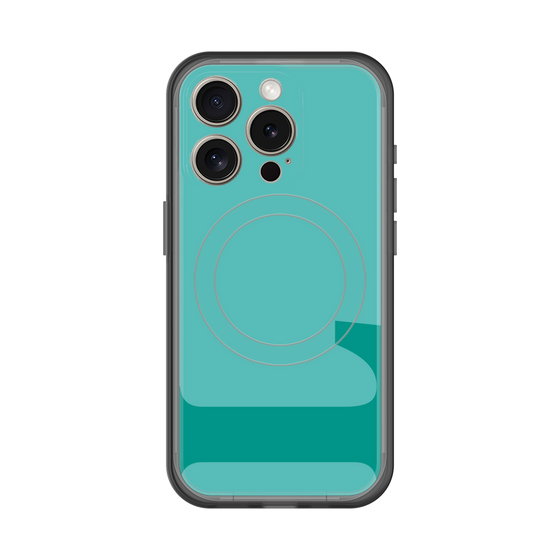 スリムプロテクションプレミアムケース with MagSafe［ オリジナル - initial color - L light green ］