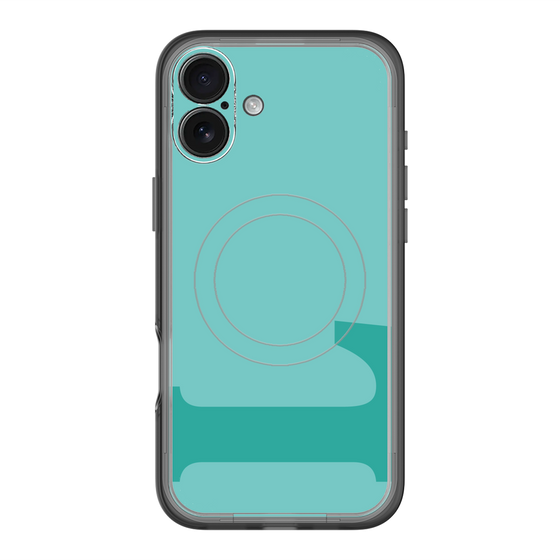 スリムプロテクションプレミアムケース with MagSafe［ オリジナル - initial color - L light green ］