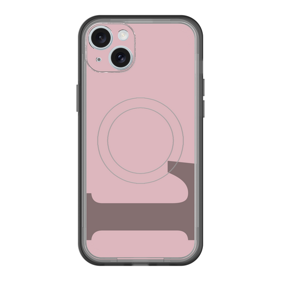 スリムプロテクションプレミアムケース with MagSafe［ オリジナル - initial color - L dusty pink ］