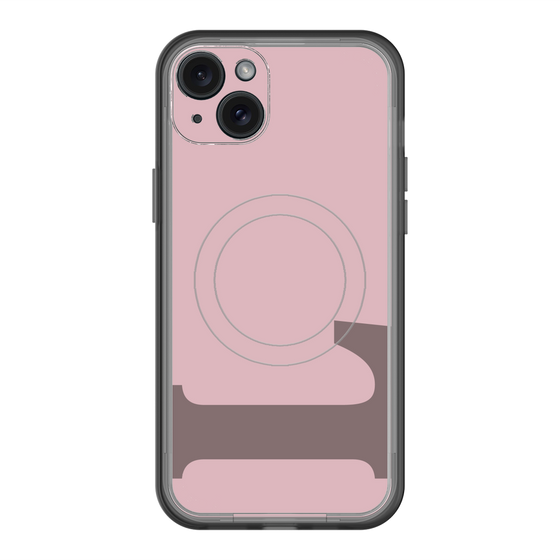 スリムプロテクションプレミアムケース with MagSafe［ オリジナル - initial color - L dusty pink ］