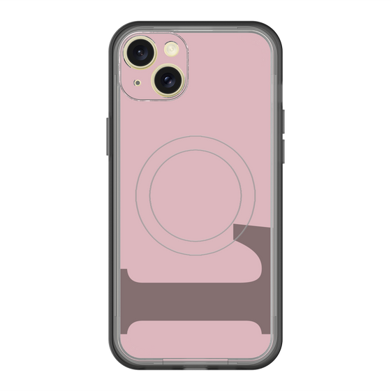 スリムプロテクションプレミアムケース with MagSafe［ オリジナル - initial color - L dusty pink ］