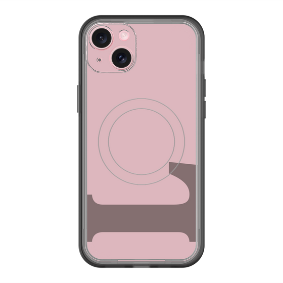 スリムプロテクションプレミアムケース with MagSafe［ オリジナル - initial color - L dusty pink ］