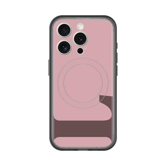スリムプロテクションプレミアムケース with MagSafe［ オリジナル - initial color - L dusty pink ］