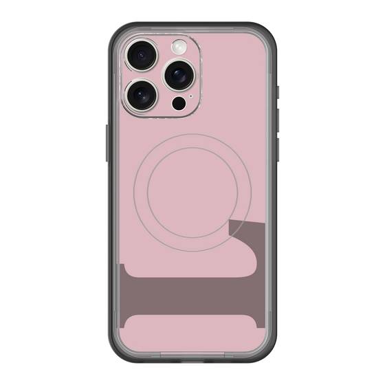スリムプロテクションプレミアムケース with MagSafe［ オリジナル - initial color - L dusty pink ］