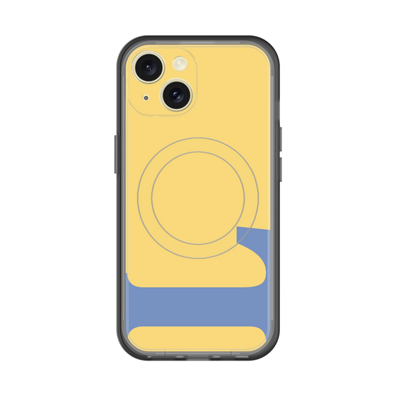 スリムプロテクションプレミアムケース with MagSafe［ オリジナル - initial color - L yellow ］