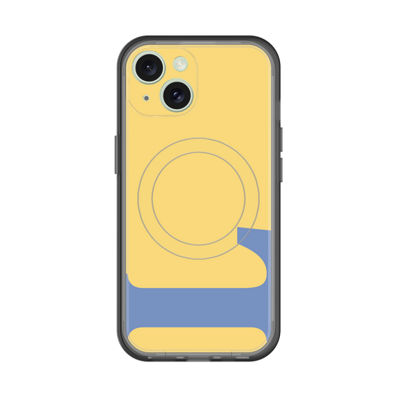 スリムプロテクションプレミアムケース with MagSafe［ オリジナル - initial color - L yellow ］