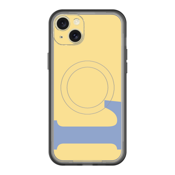 スリムプロテクションプレミアムケース with MagSafe［ オリジナル - initial color - L yellow ］