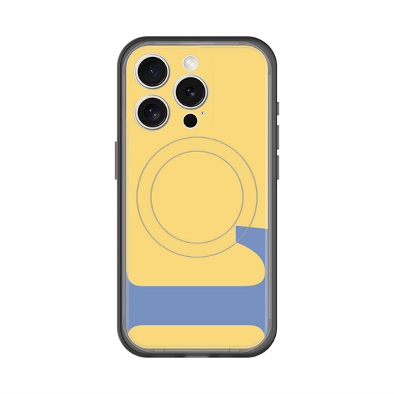 スリムプロテクションプレミアムケース with MagSafe［ オリジナル - initial color - L yellow ］