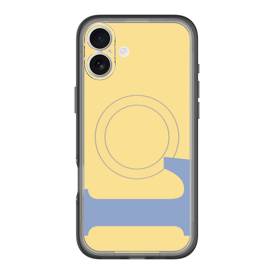 スリムプロテクションプレミアムケース with MagSafe［ オリジナル - initial color - L yellow ］