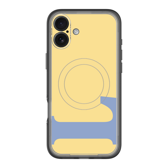スリムプロテクションプレミアムケース with MagSafe［ オリジナル - initial color - L yellow ］
