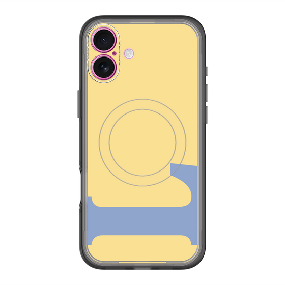 スリムプロテクションプレミアムケース with MagSafe［ オリジナル - initial color - L yellow ］