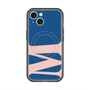 スリムプロテクションプレミアムケース with MagSafe［ オリジナル - initial color - M navy ］