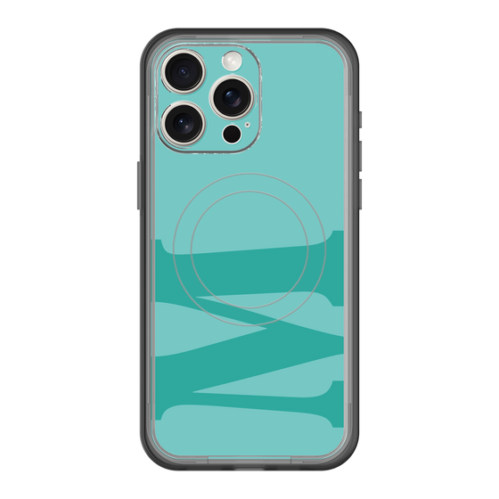 スリムプロテクションプレミアムケース with MagSafe［ オリジナル - initial color - M light green ］