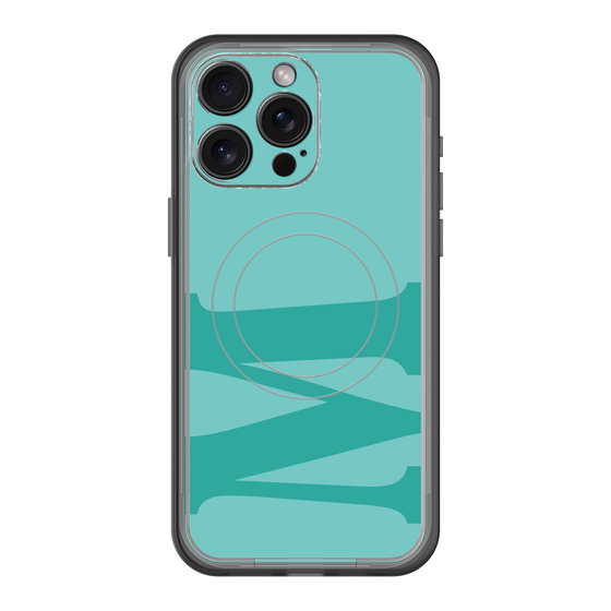 スリムプロテクションプレミアムケース with MagSafe［ オリジナル - initial color - M light green ］