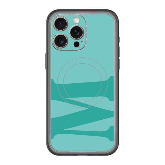 スリムプロテクションプレミアムケース with MagSafe［ オリジナル - initial color - M light green ］