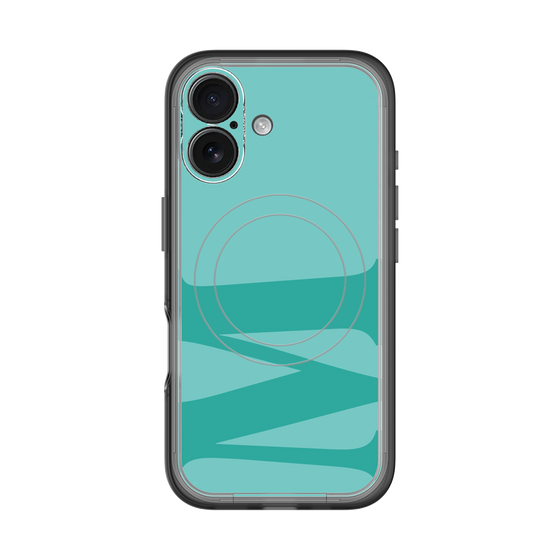スリムプロテクションプレミアムケース with MagSafe［ オリジナル - initial color - M light green ］