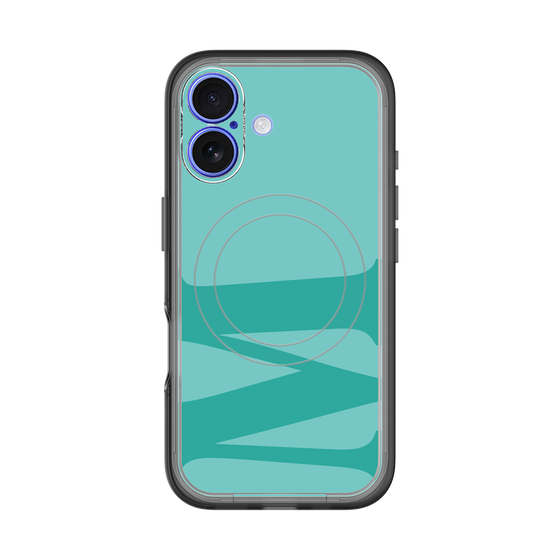 スリムプロテクションプレミアムケース with MagSafe［ オリジナル - initial color - M light green ］