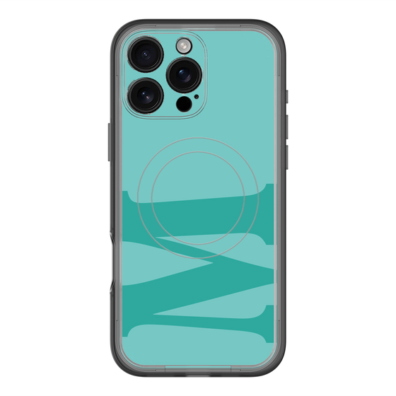 スリムプロテクションプレミアムケース with MagSafe［ オリジナル - initial color - M light green ］