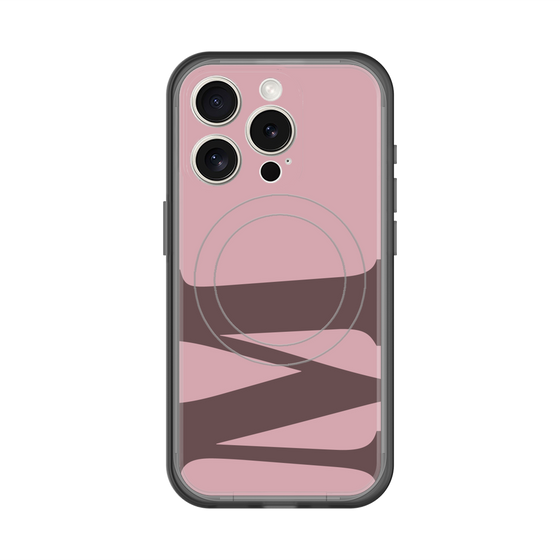 スリムプロテクションプレミアムケース with MagSafe［ オリジナル - initial color - M dusty pink ］