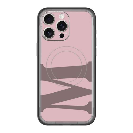 スリムプロテクションプレミアムケース with MagSafe［ オリジナル - initial color - M dusty pink ］