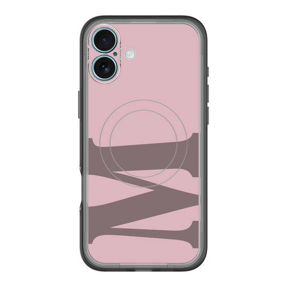 スリムプロテクションプレミアムケース with MagSafe［ オリジナル - initial color - M dusty pink ］