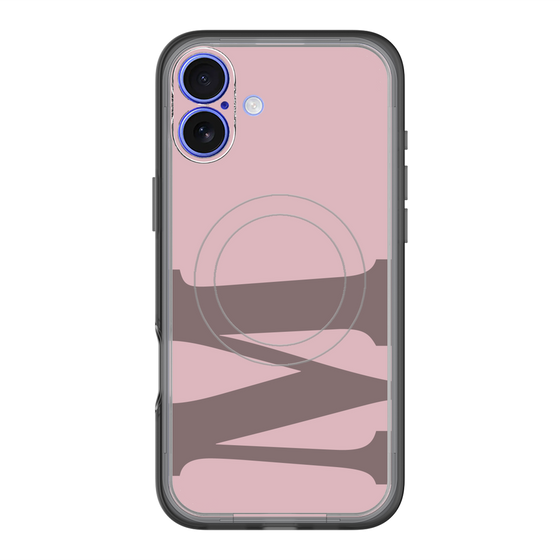 スリムプロテクションプレミアムケース with MagSafe［ オリジナル - initial color - M dusty pink ］