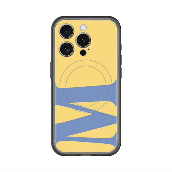 スリムプロテクションプレミアムケース with MagSafe［ オリジナル - initial color - M yellow ］