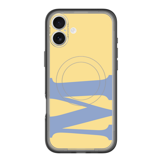 スリムプロテクションプレミアムケース with MagSafe［ オリジナル - initial color - M yellow ］