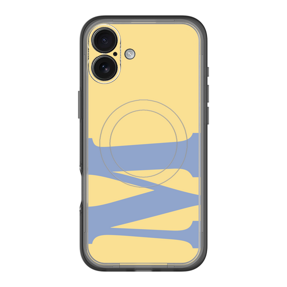 スリムプロテクションプレミアムケース with MagSafe［ オリジナル - initial color - M yellow ］